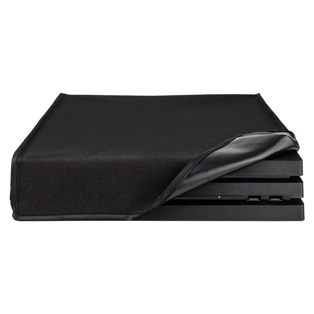 eXtremeRate Black Horizontal Dust Cover for PS4 Pro Console | Waterproof & Dustproof Sleeve (Für ps4 Pro) - view 3
