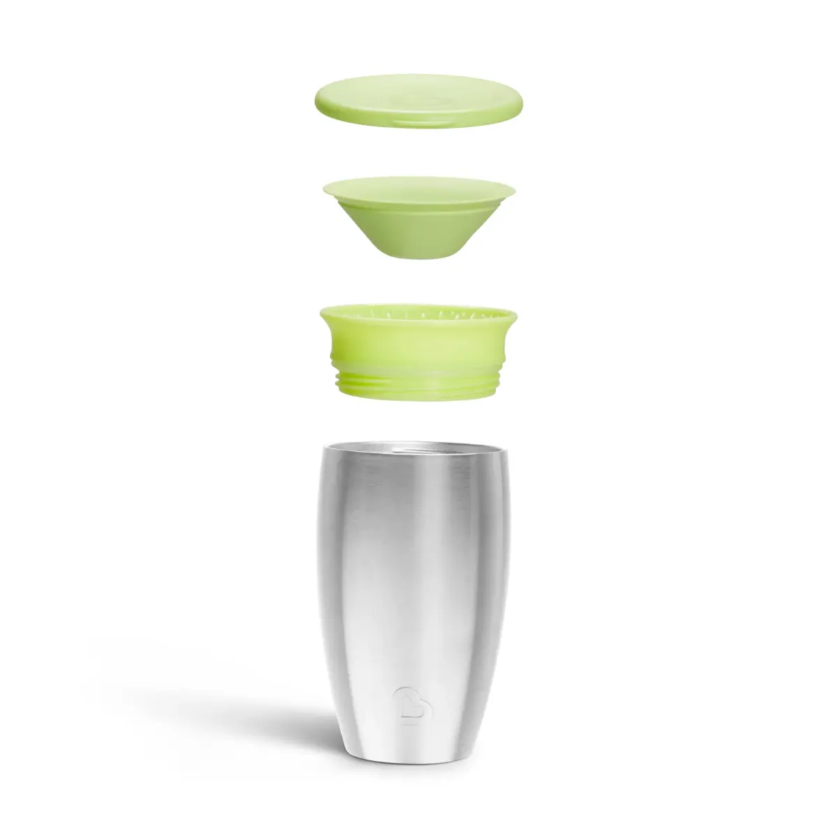 Munchkin Stainless Steel Miracle 360 Sippy Cup 295ml (10 Ounce) | Spill-Proof Toddler Cup for Ages 1+ - view 3