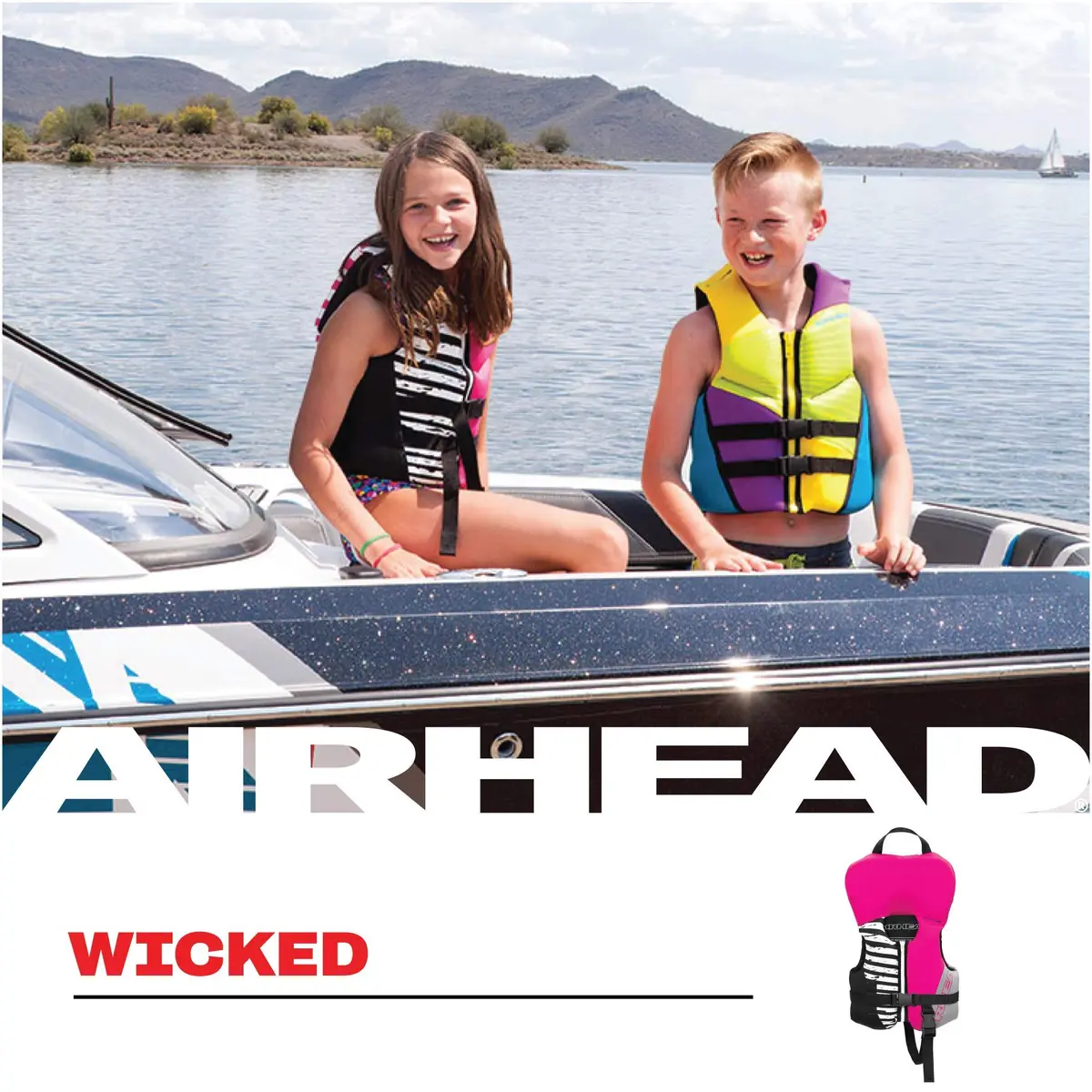 AIRHEAD Infant Type II Life Jacket | US Coast Guard Approved | Quick-Dry, Secure Buckles & Zipper, Hot Pink - view 5