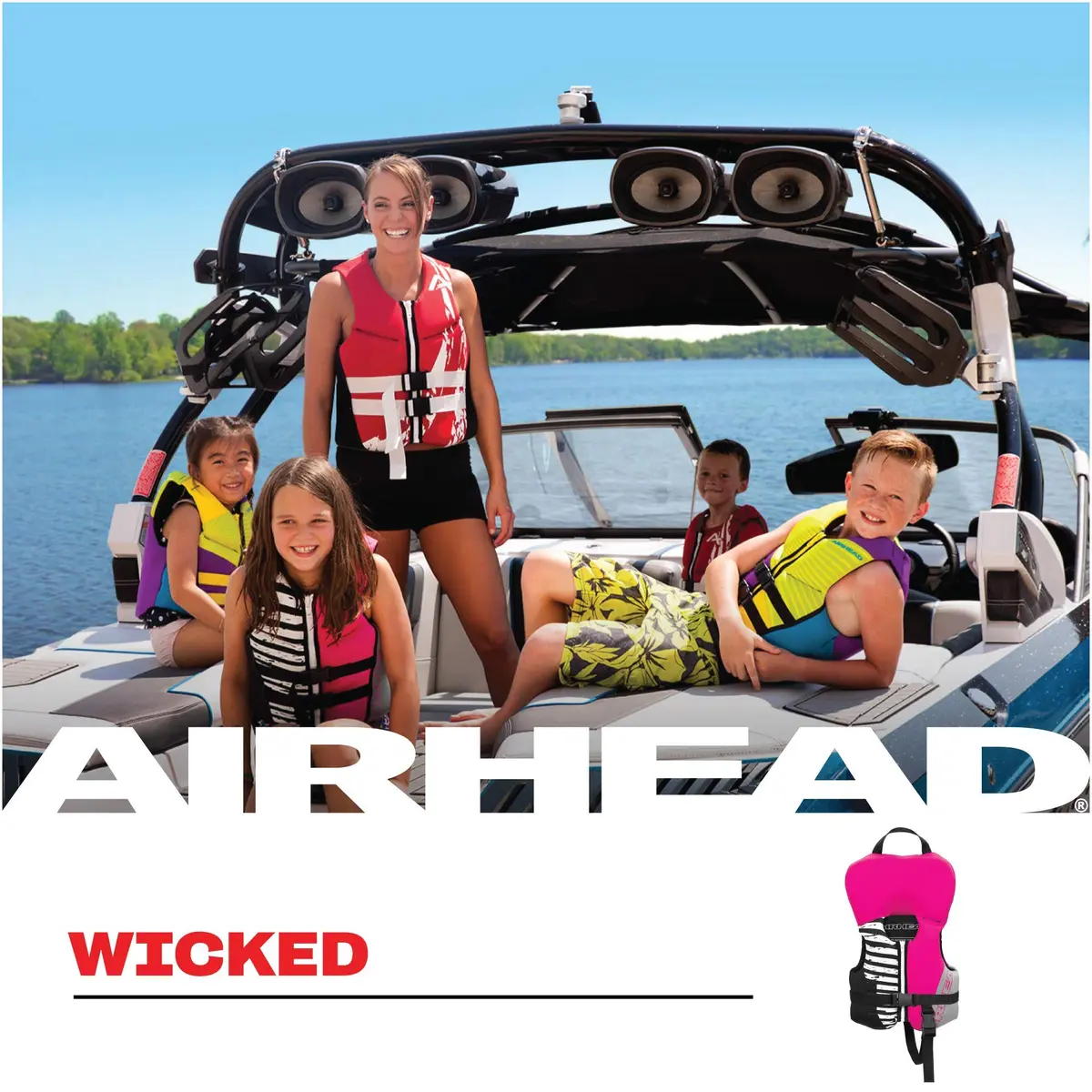 AIRHEAD Infant Type II Life Jacket | US Coast Guard Approved | Quick-Dry, Secure Buckles & Zipper, Hot Pink - view 4