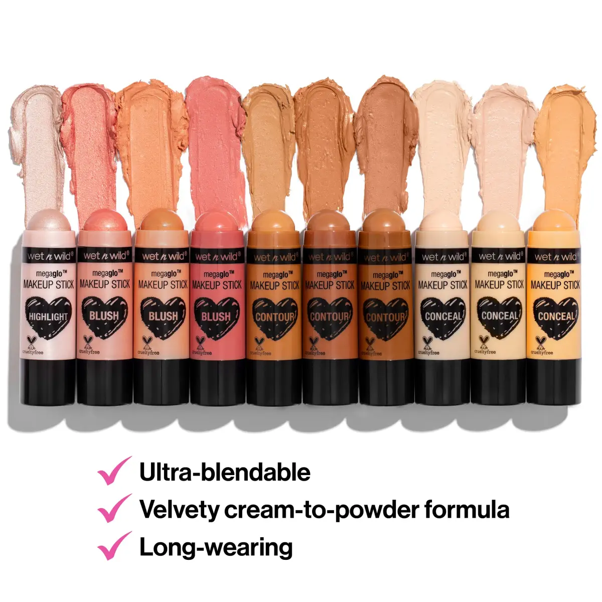 wet n wild MegaGlo Makeup Stick, Where's Walnut? 1.1 oz (31 g) | Buildable Color for Contouring & Highlighting - view 3