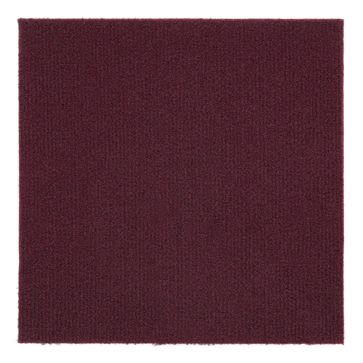 Achim Nexus Burgundy Self Adhesive Carpet Tiles 30.48cm x 30.48cm (12"x12") | Easy Peel & Stick Installation for Home & Office - main product image