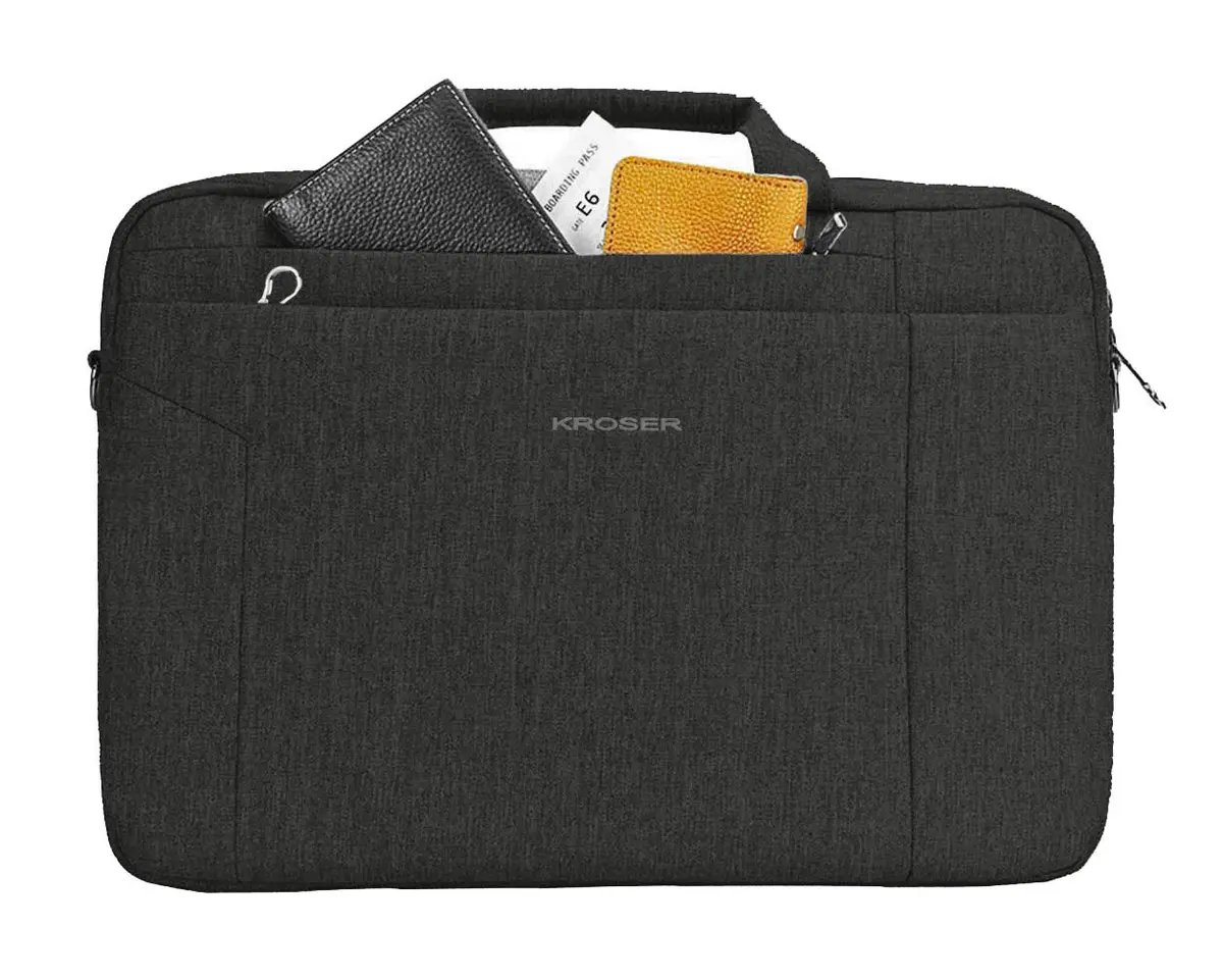 KROSER 15.6 Inch Laptop Briefcase | Waterproof, TSA Friendly, Lightweight & Stylish - view 3