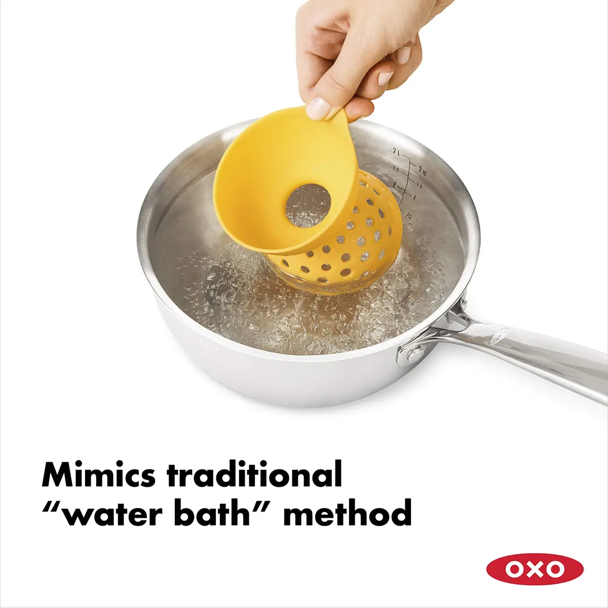 OXO Good Grips 2 Piece Silicone Egg Poaching Set | Perfect Poached Eggs Made Easy - view 4