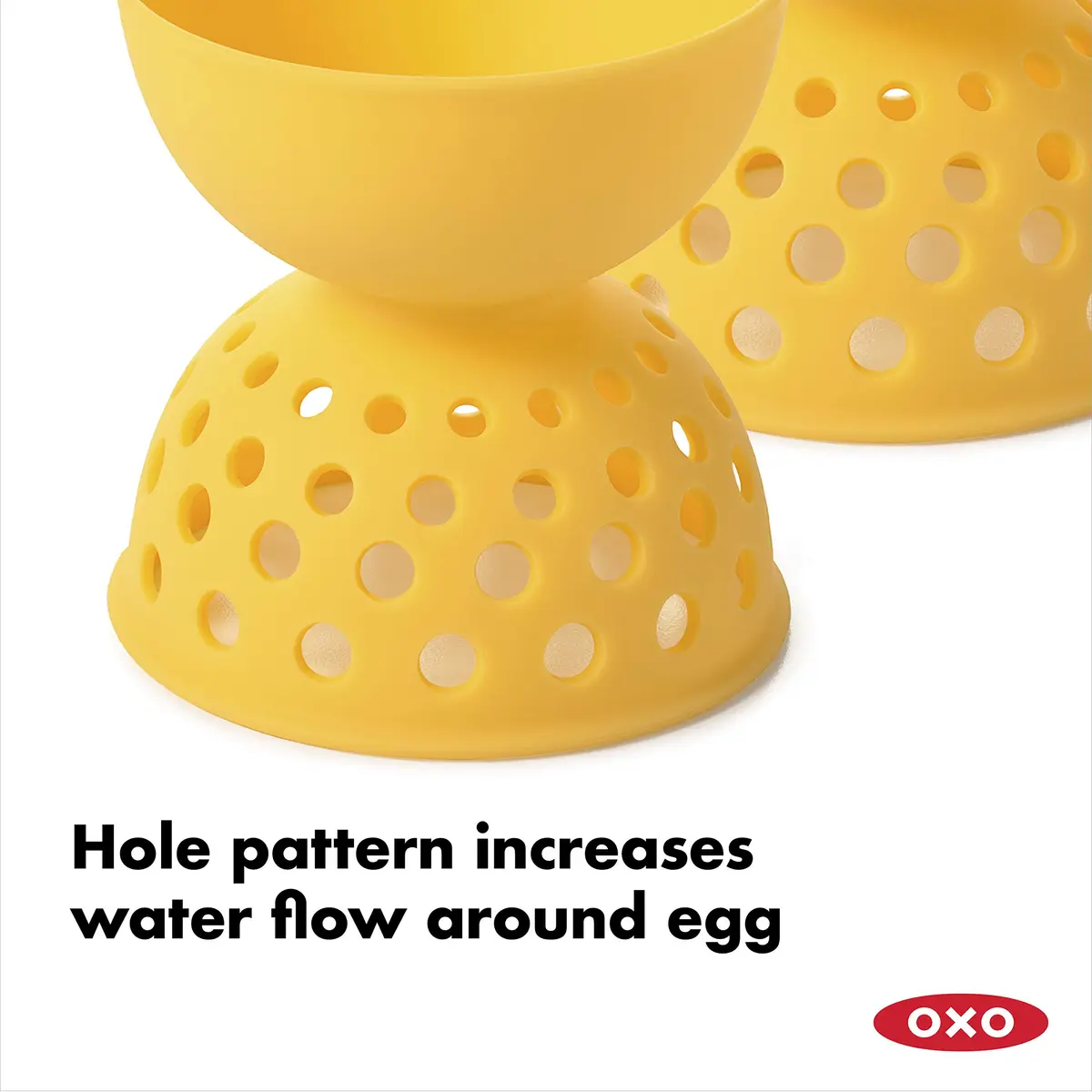OXO Good Grips 2 Piece Silicone Egg Poaching Set | Perfect Poached Eggs Made Easy - view 6