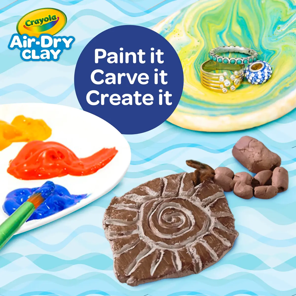 Crayola Air Dry Clay for Kids (2.27 kg / 5 lb) | Non-Toxic Sculpting Material for Arts & Crafts - view 6