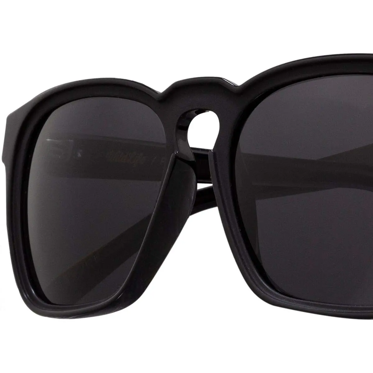 VonZipper Levee Sunglasses Black Gloss Frame / Wildlife Vintage Grey Polarized Lenses | Impact-Resistant Italy-Made - view 4
