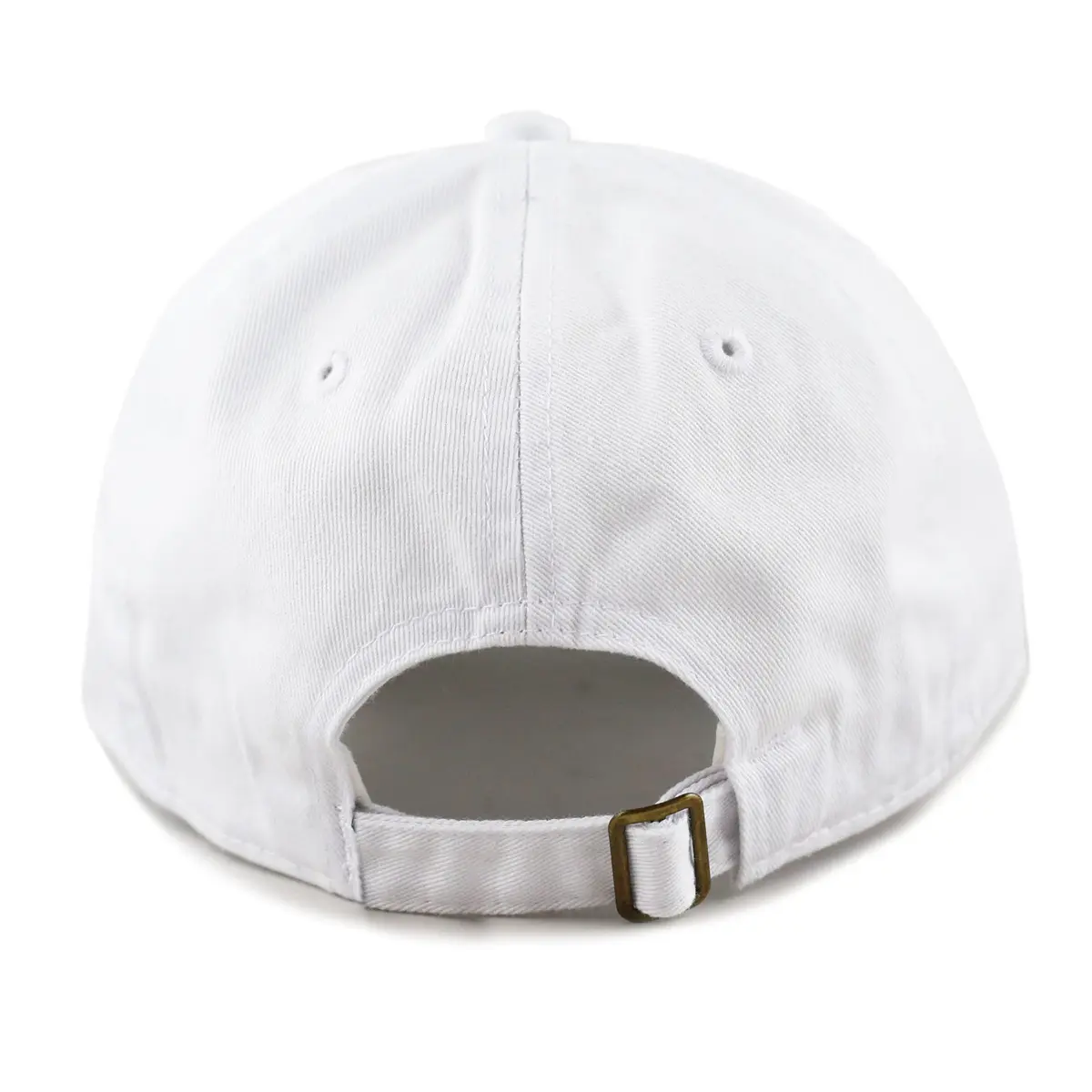 The Hat Depot Kids Washed Low Profile Cotton Baseball Cap | White, 2-5 Years - view 4