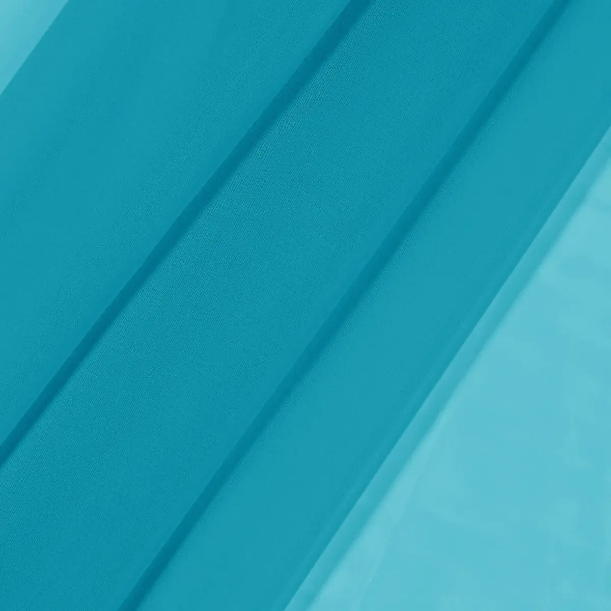 Pairs to Go Victoria Voile Modern Sheer Rod Pocket Window Curtains for Living Room (2 Panels), 59 in x 95 in, Turquoise - view 5