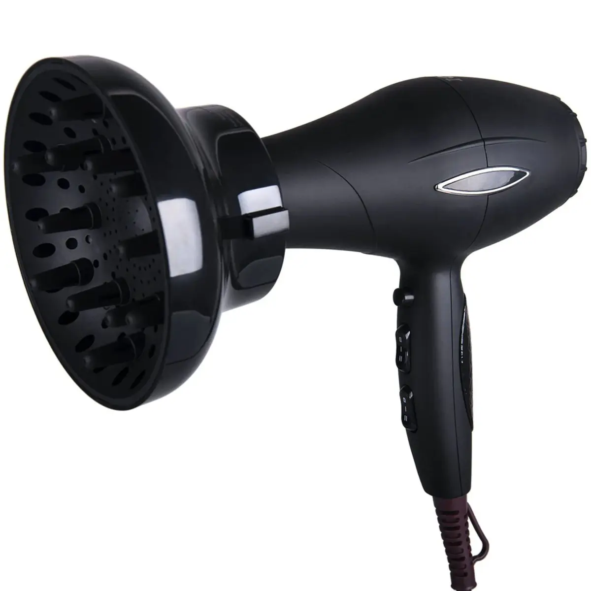 Hairizone Universal Hair Diffuser for Curly & Wavy Hair | 15.7 cm (6.2 in) Diameter, Shiny Black - view 4