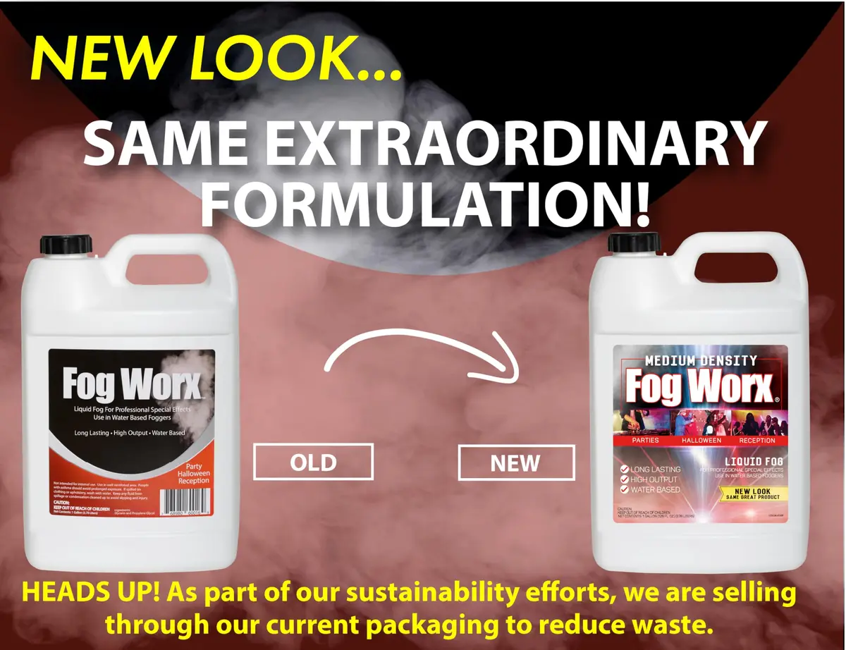 FogWorx Fog Juice - 1 Gallon of Organic Fog Fluid (128 oz) - Medium Density, High Output, Long Lasting Fog Machine Fluid for 400 Watt to 1500 Watt Machines - view 4