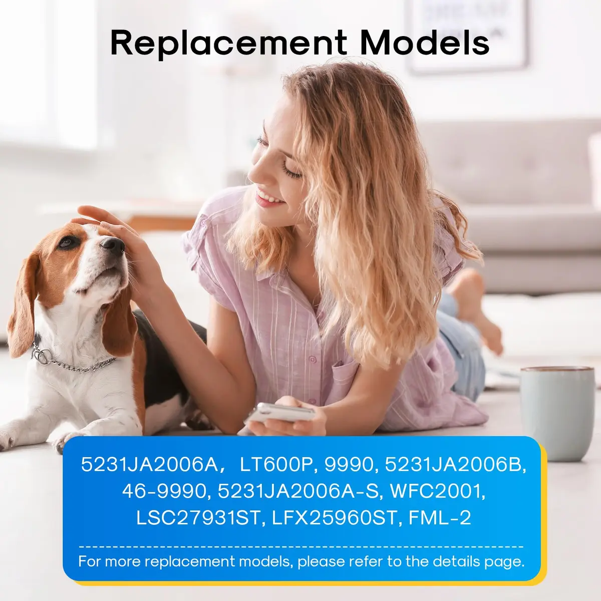 EXCELPURE Water Filter Replacement for LG LT600P | NSF Certified 2 Pack, 0.5 Micron, Removes 99.99% Sediment & Particles - view 7