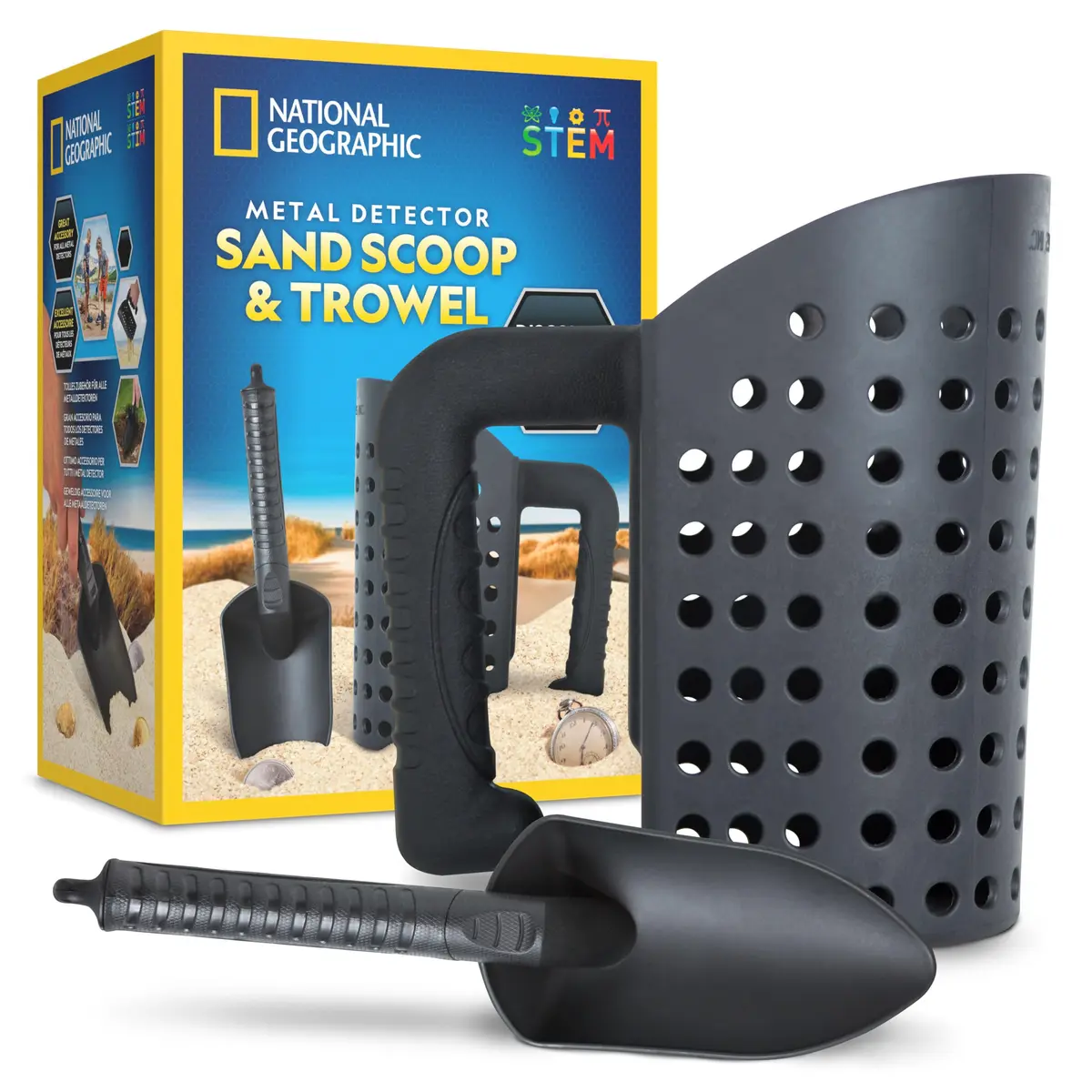 Blue Marble Metal Detector Sand Scoop & Shovel Set | Lightweight, Durable, for Treasure Hunting in India - main product image