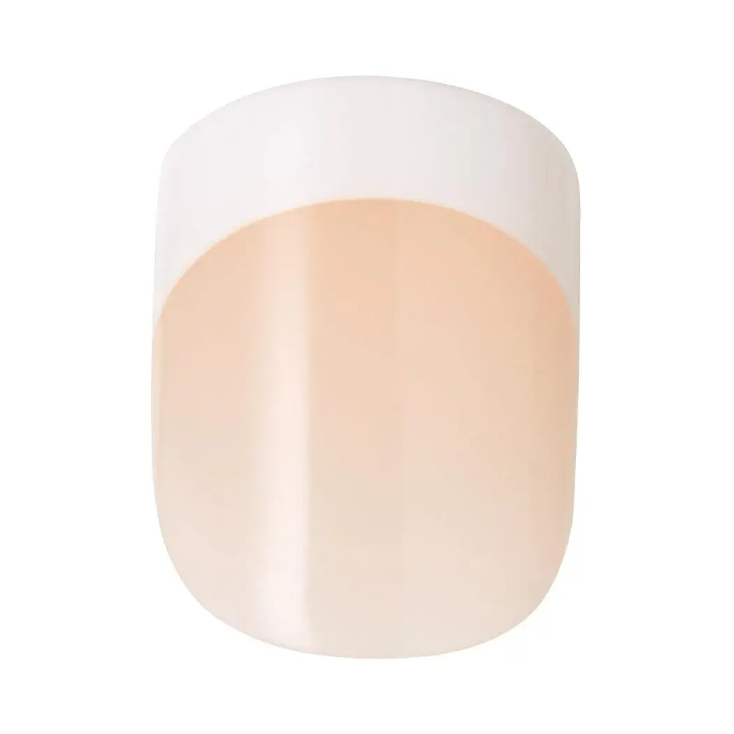 KISS Salon Acrylic Press-On Nails Power Play Pink Real Short Squoval Shape | 28 Nails, 2g Glue, File & Stick Included - view 6
