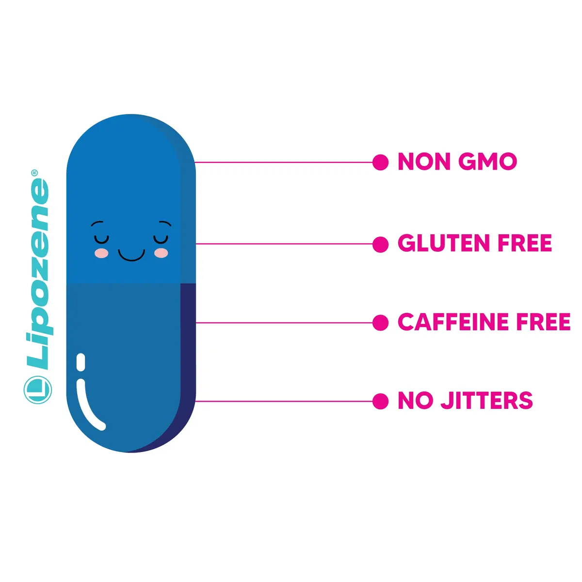 Lipozene MEGA Bottle - 120 Capsules | Largest Appetite Suppressant Size, Supports Fat Loss - view 6