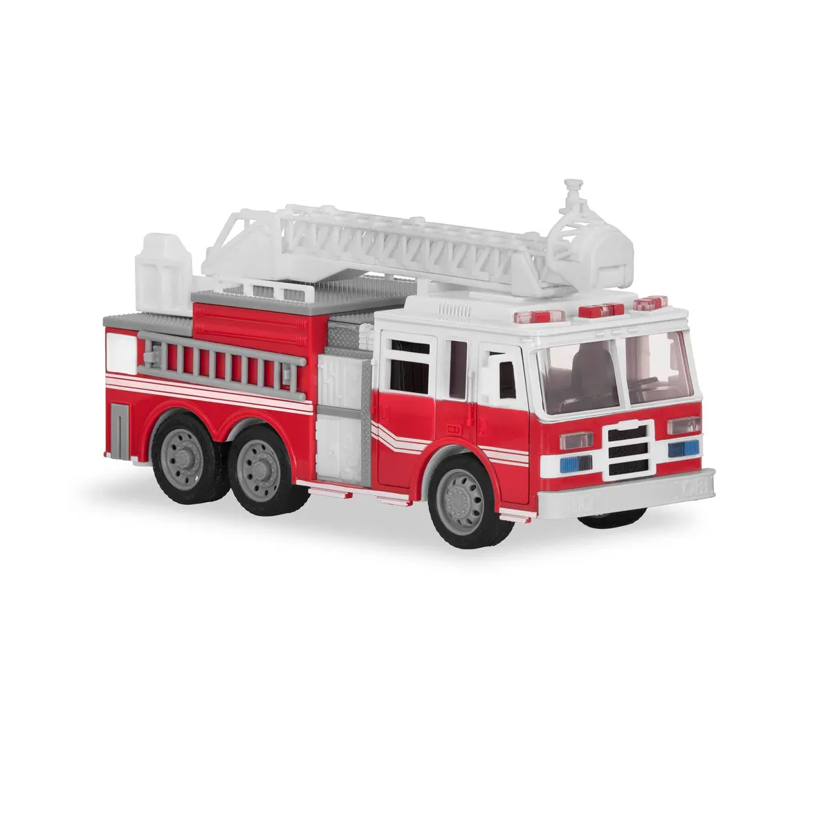 Driven by Battat Micro Fire Truck Toy with Lights & Sounds, Movable Parts, 21cm (8.27in) | ASTM-Tested for Kids 3+ - main product image