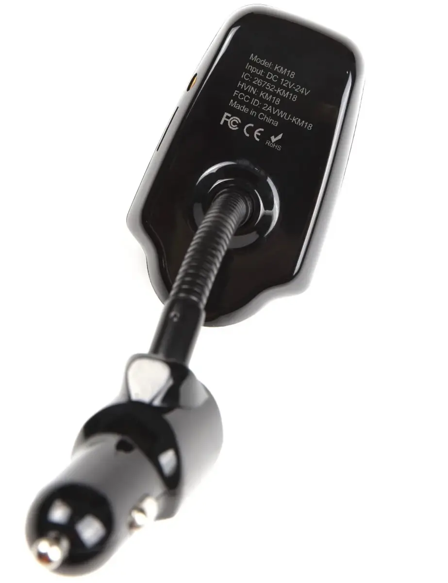 Nulaxy Bluetooth 5.0 Car Adapter FM Transmitter with 1.44" LCD Screen & USB Charger | 12V-24V Input - view 9