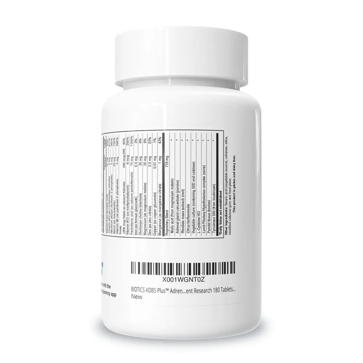 BIOTICS RESEARCH ADB5-Plus Supplement Support Healthy Adrenal Gland 180Tabs | Supports Stress Response & Energy - view 3