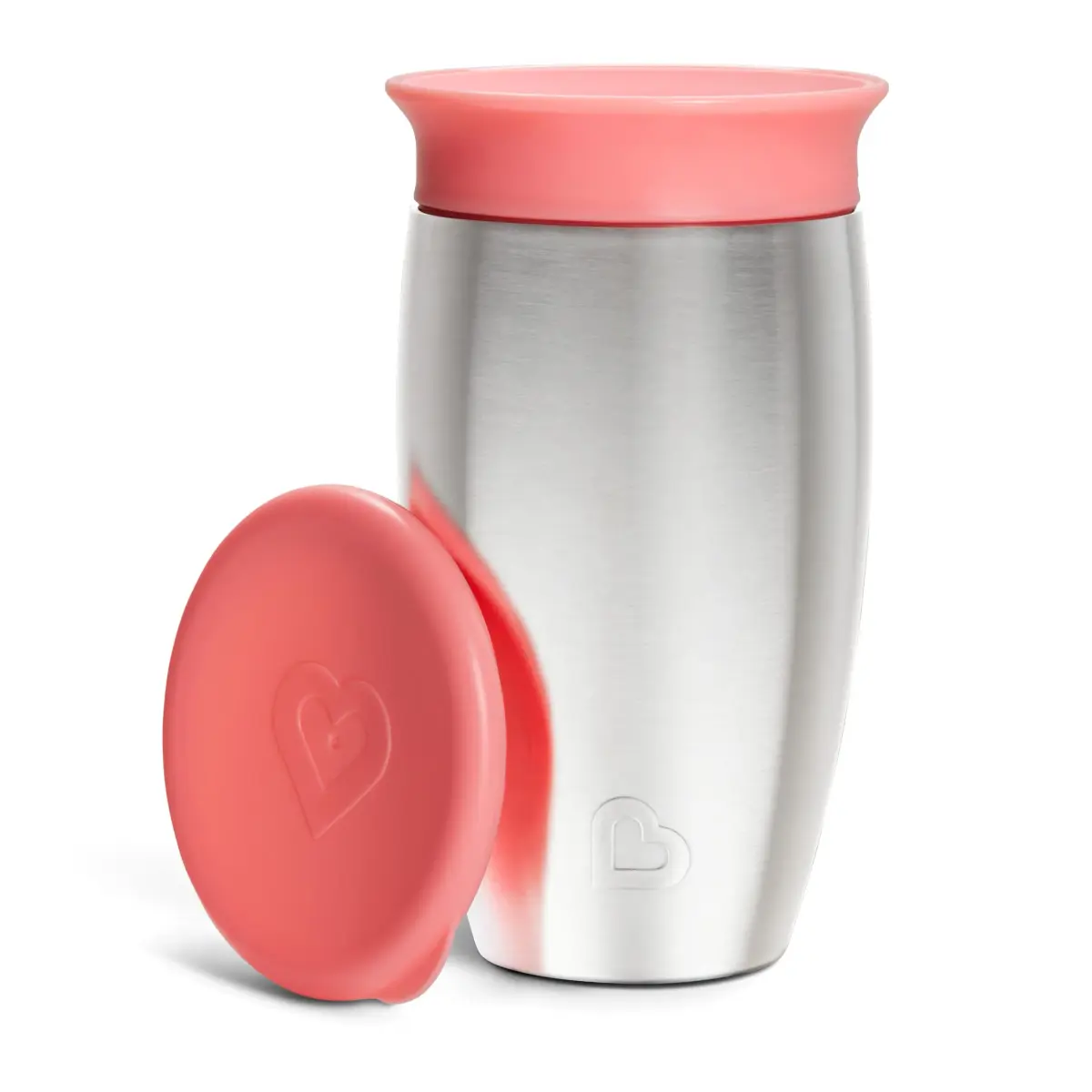 Munchkin Stainless Steel Miracle 360 Sippy Cup 296ml (10 Ounce) | Spill-Proof Toddler Cup with Insulated Design - view 7