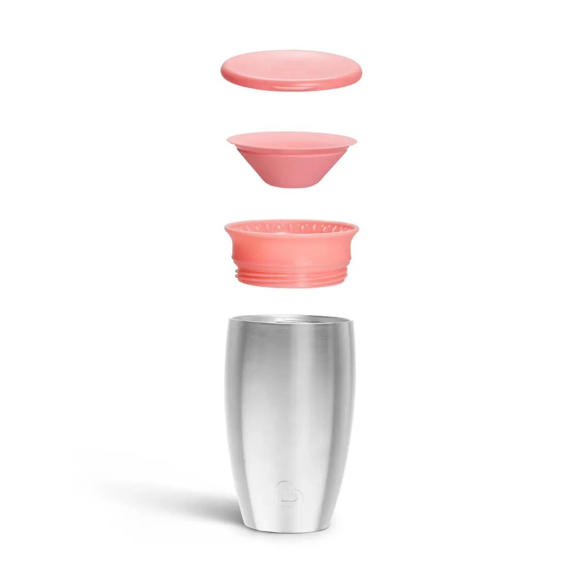 Munchkin Stainless Steel Miracle 360 Sippy Cup 296ml (10 Ounce) | Spill-Proof Toddler Cup with Insulated Design - view 3