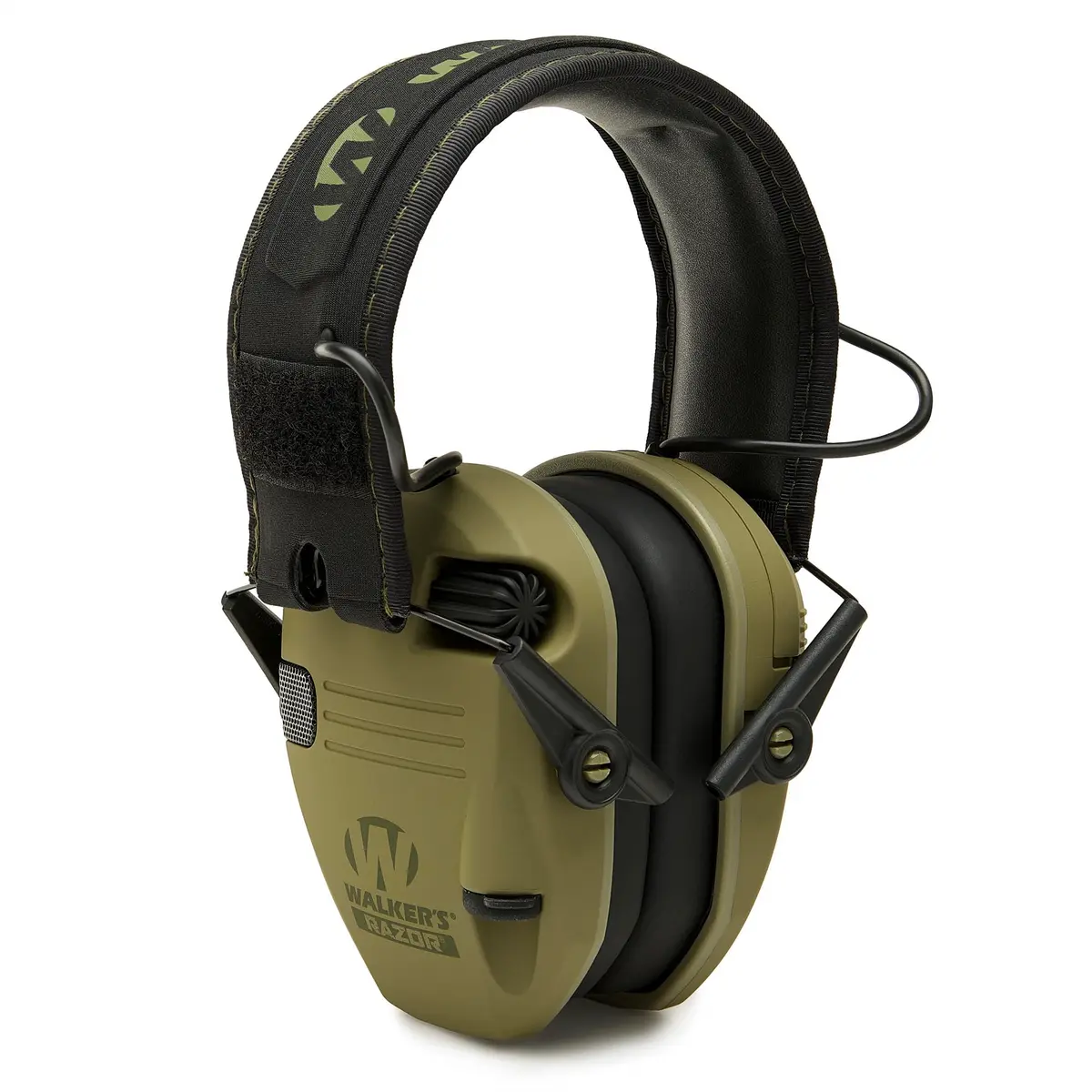 Walker's Razor Slim Patriot Series Electronic Earmuffs Olive Drab Green | 23dB Noise Reduction Rating - view 4