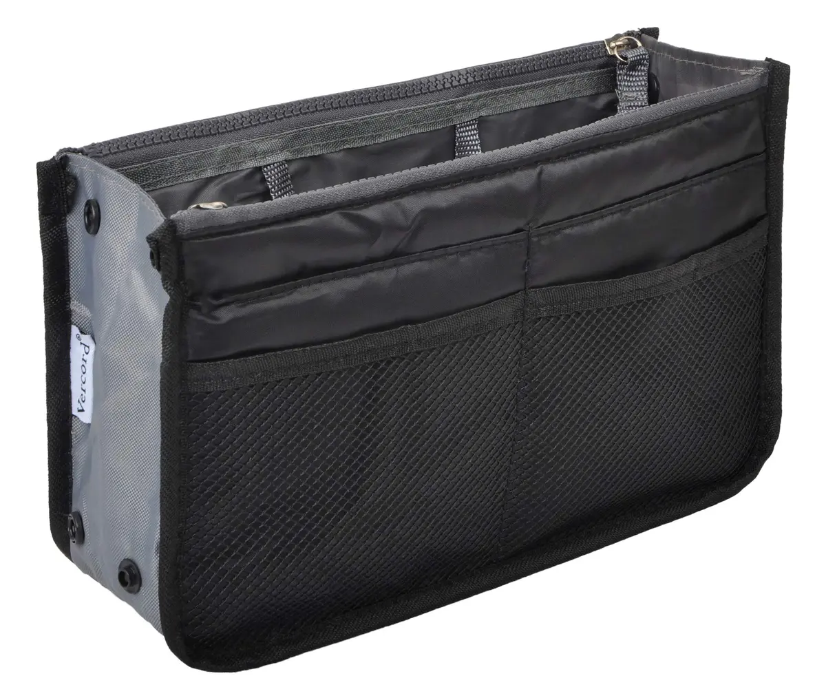 Vercord Purse Organizer Insert for Handbags Large | 13 Pockets Nylon with Adjustable Sides - main product image