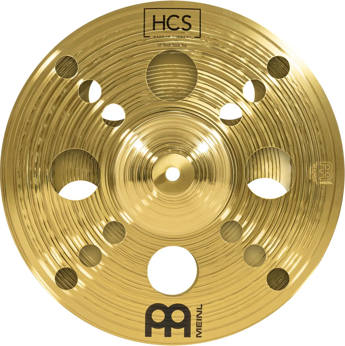 Meinl 12" Trash Stack Cymbal Pair with Holes | Brass for Drum Set, Made in Germany, 2-YEAR WARRANTY - main product image