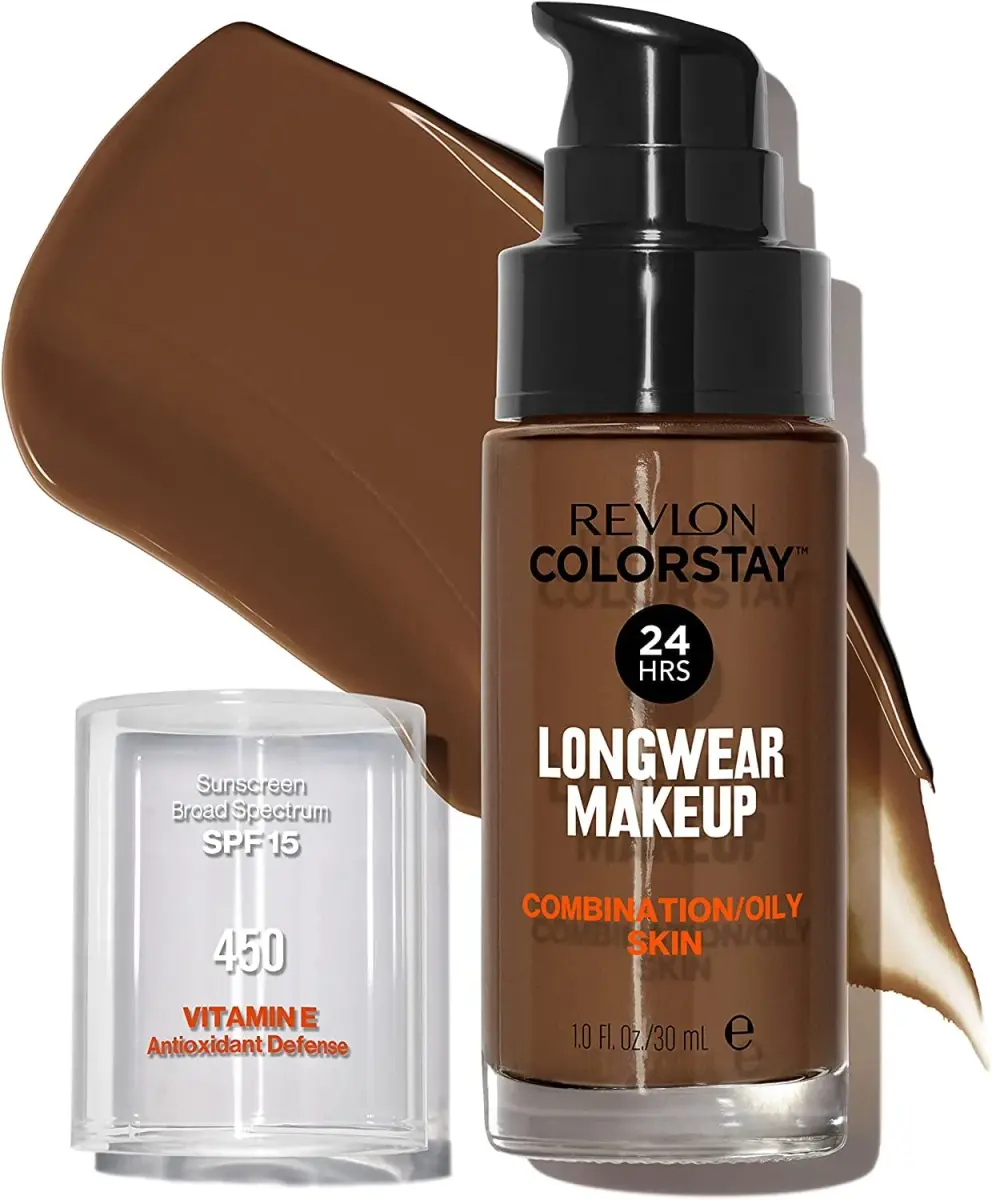 Revlon Colorstay Foundation for Combination/Oily Skin, Mocha, 30ml (1 Fl Oz) - view 2