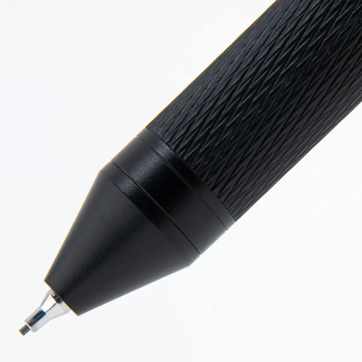 Monteverde USA Quadro 4-in-1 Multifunction Pen Black | Brass Barrel, Knurled Grip, 0.5mm Pencil & 3 Ballpoints - view 7