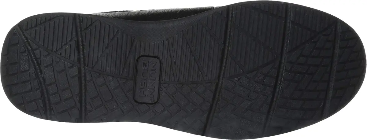 Nunn Bush Cam Oxford Casual Walking Shoe Black Tumbled Leather 9 | Comfortable Men’s Dress Shoe - view 7