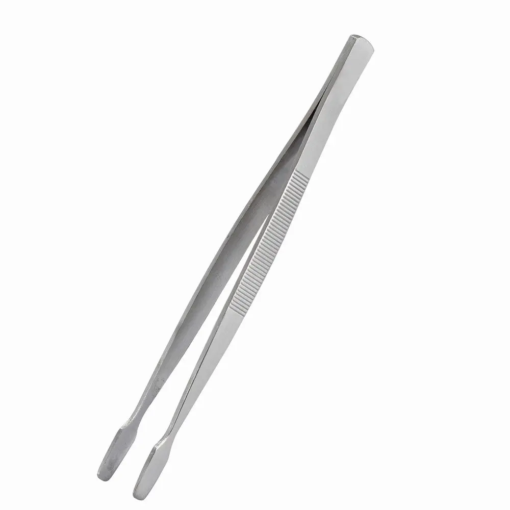 BinaryABC Stamp Tweezers & Stamp Tongs 114mm | Nickel Plated Steel for Philately - view 3