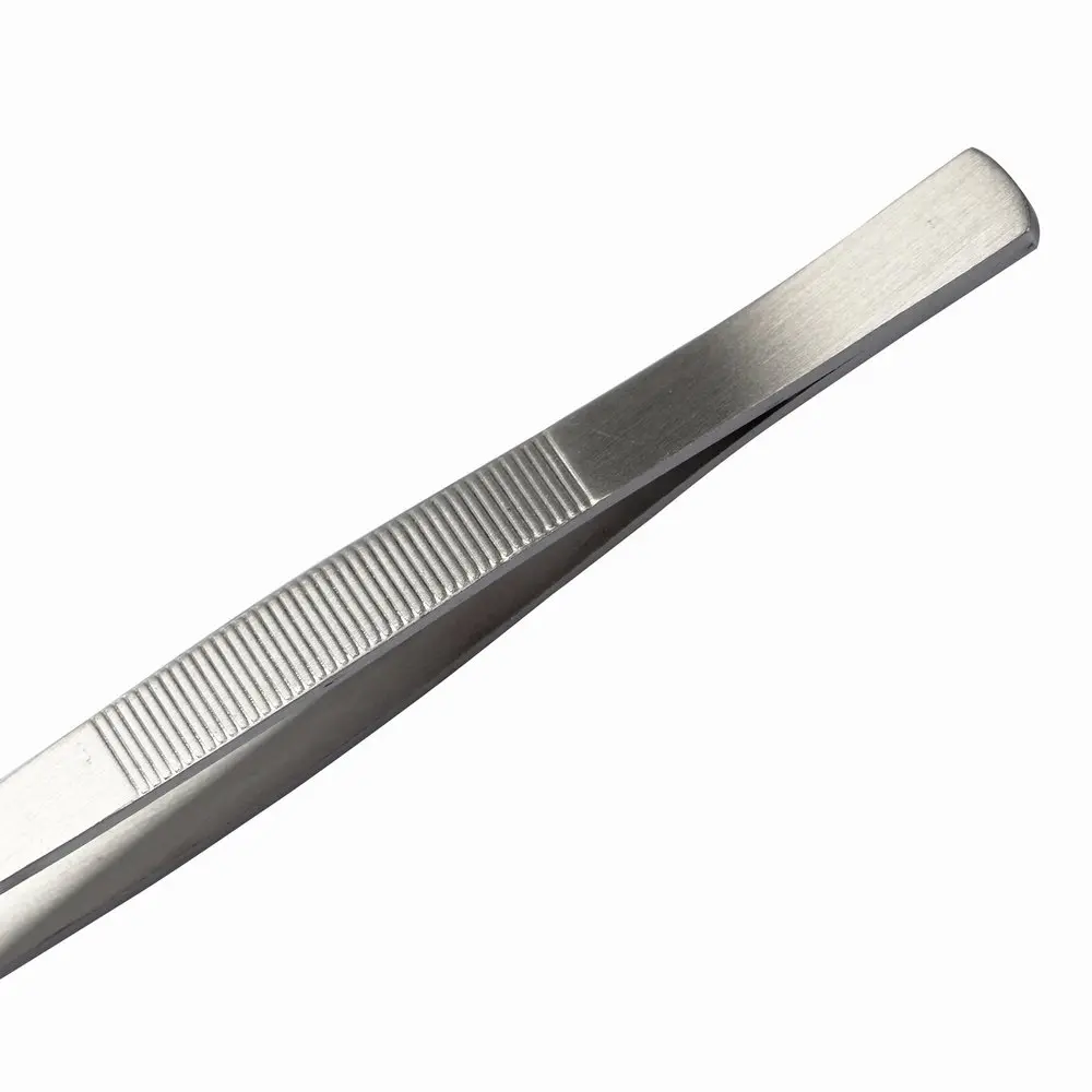 BinaryABC Stamp Tweezers & Stamp Tongs 114mm | Nickel Plated Steel for Philately - view 4