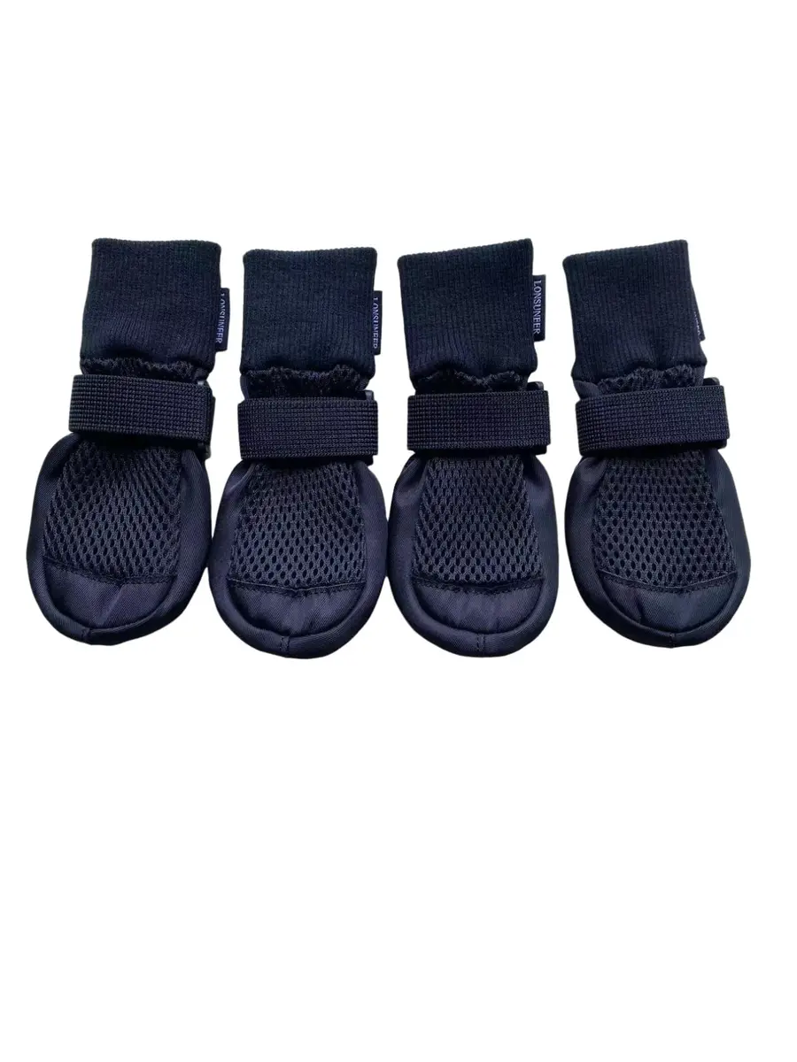 LONSUNEER Paw Protector Dog Boots Small | Breathable, Nonslip, Soft Soles for Daily Walks - view 2