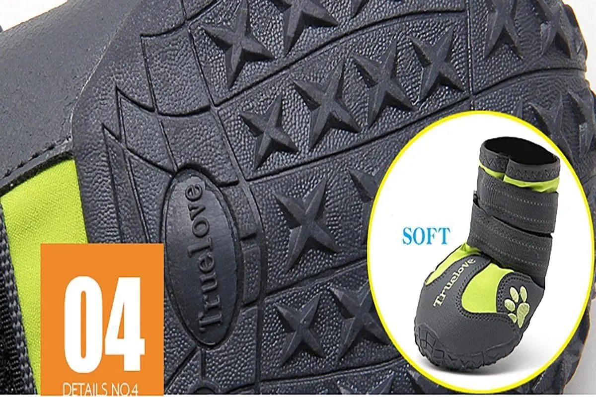 TRUE LOVE Dog Shoes Waterproof Anti-Slip Rain Boots with Reflective TLS3961 | Soft-shell, Reflective, Waterproof - view 8