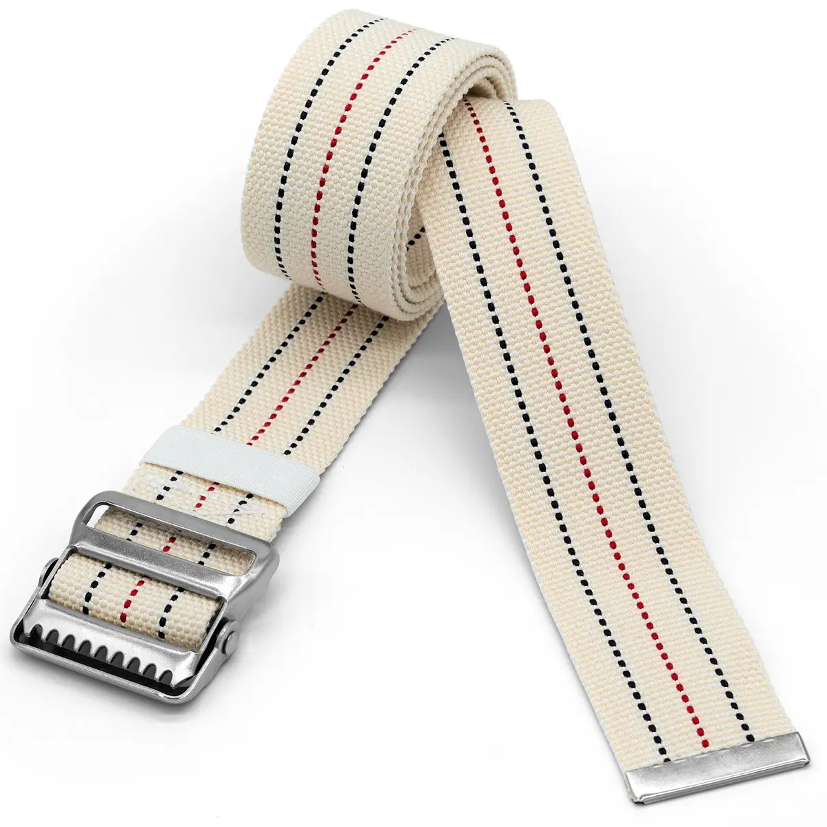 LiftAid Transfer and Gait Belt 60 Inch with Metal Buckle and Loop | Walking, Standing and Transfer Assist Aid for Seniors, Elderly Patients, Caregiver, Nurse, Therapist (Beige) - view 8