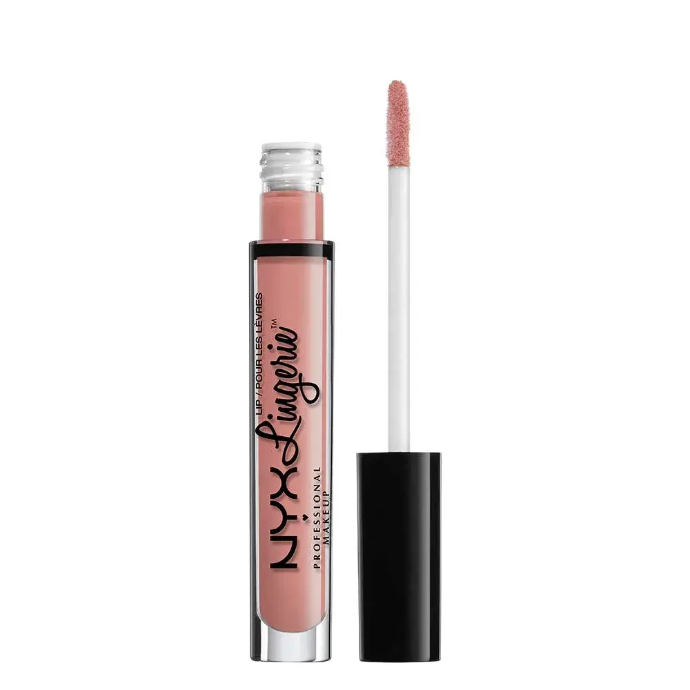 NYX PROFESSIONAL MAKEUP Lip Lingerie Matte Liquid Lipstick - Silk Indulgent 3.8ml (0.13 Fl Oz) | Plush Nude Hues for a Matte Pout - main product image