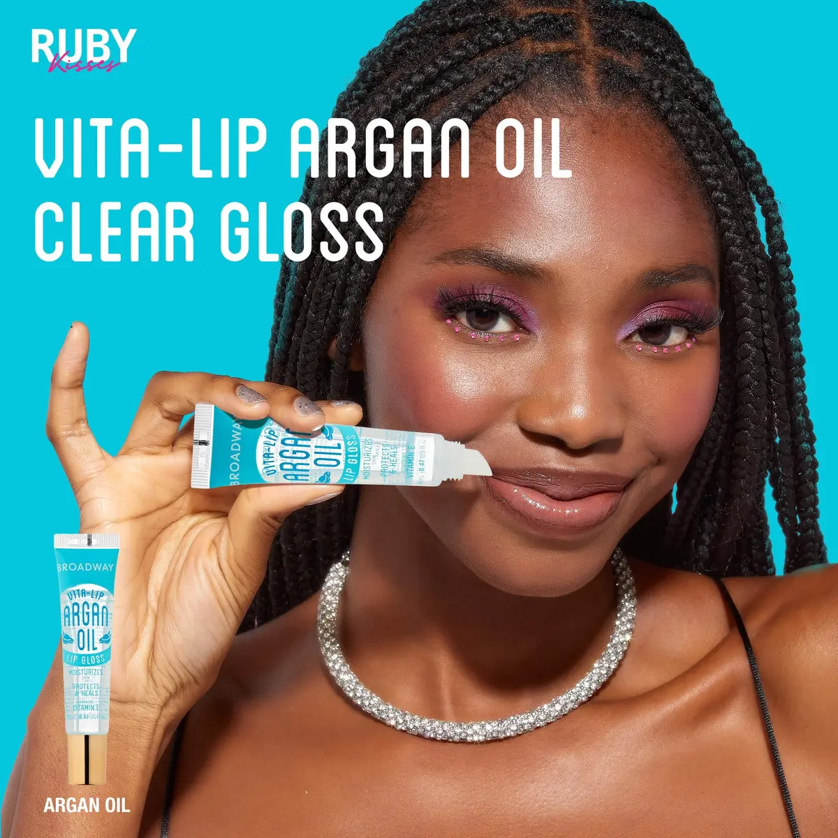 Ruby Kisses Broadway Vita-Lip Clear Lip Gloss 5 Pack (2.35 ml / 0.08 Fl Oz) | Ultra-Hydrating & Soothing Formula with Vitamin Oils - view 8