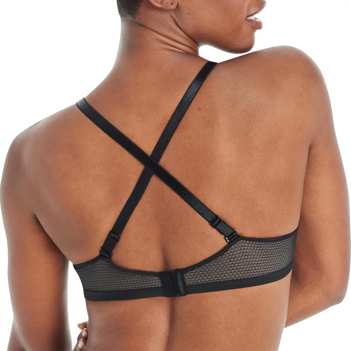 Hanes Womens Oh So Light Foam Comfortflex Fit Wirefree Bra Large | Silky, Lightweight, Full Coverage - view 2