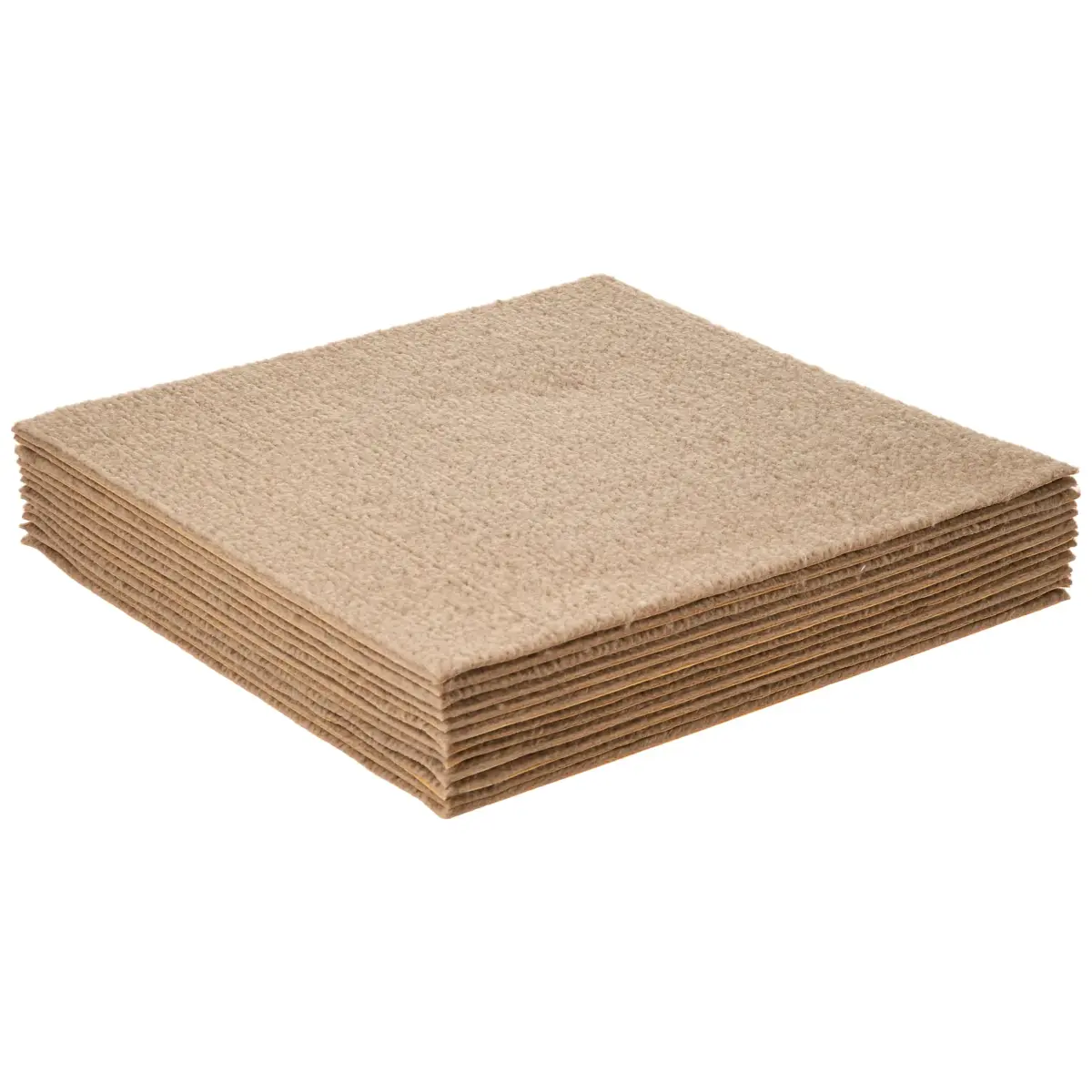 Nexus Peel & Stick Carpet Tiles 12x12 Inch (30x30 cm) Tan | 12 Sq Ft Coverage Pack - main product image