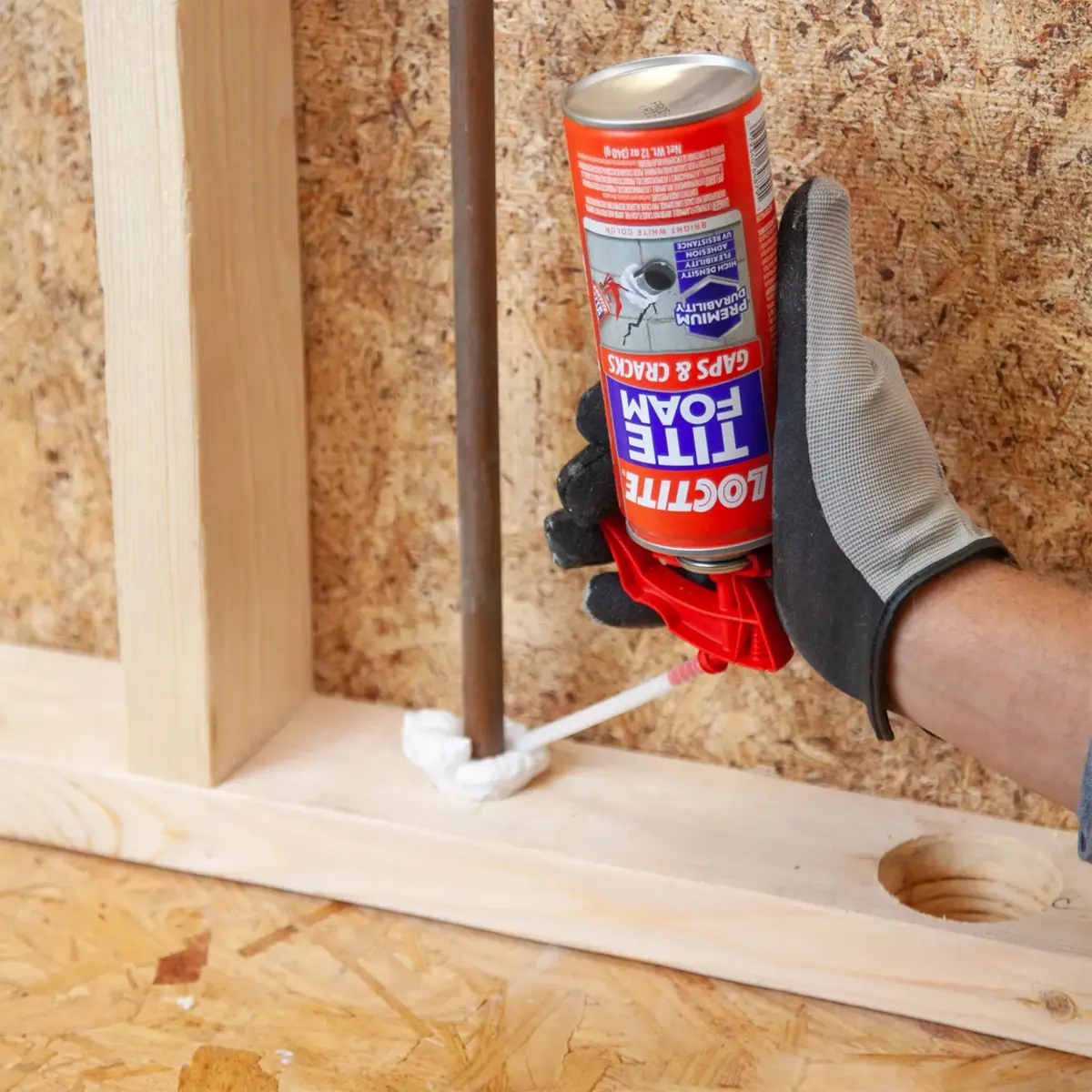 Loctite Tite Foam Gaps & Cracks Spray Foam Sealant 355ml (12 fl oz) | Industrial Urethane Insulation - view 6