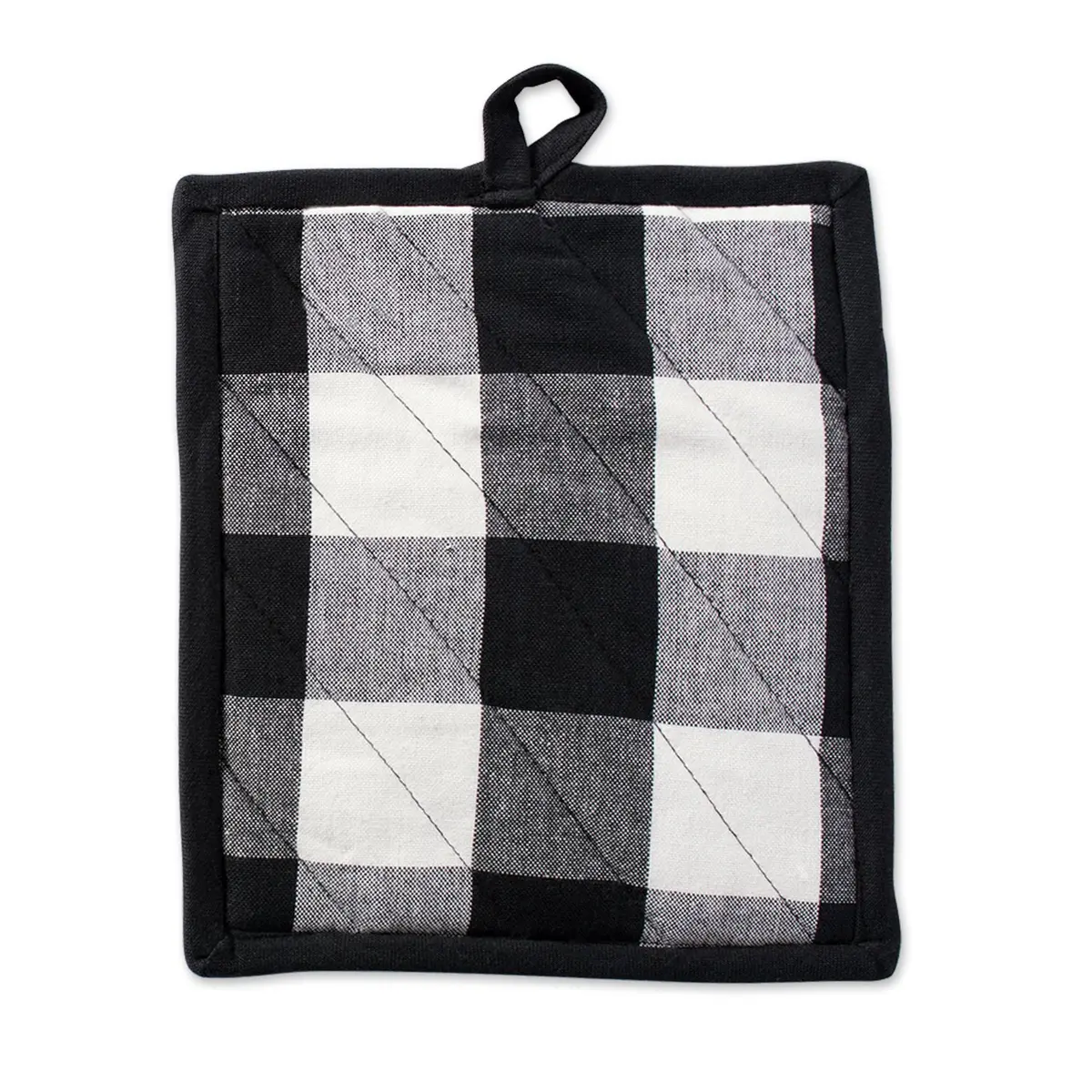 DII Buffalo Check Potholder Set 18cm x 20cm (7" x 8") | Classic Farmhouse Kitchen Linens - view 3