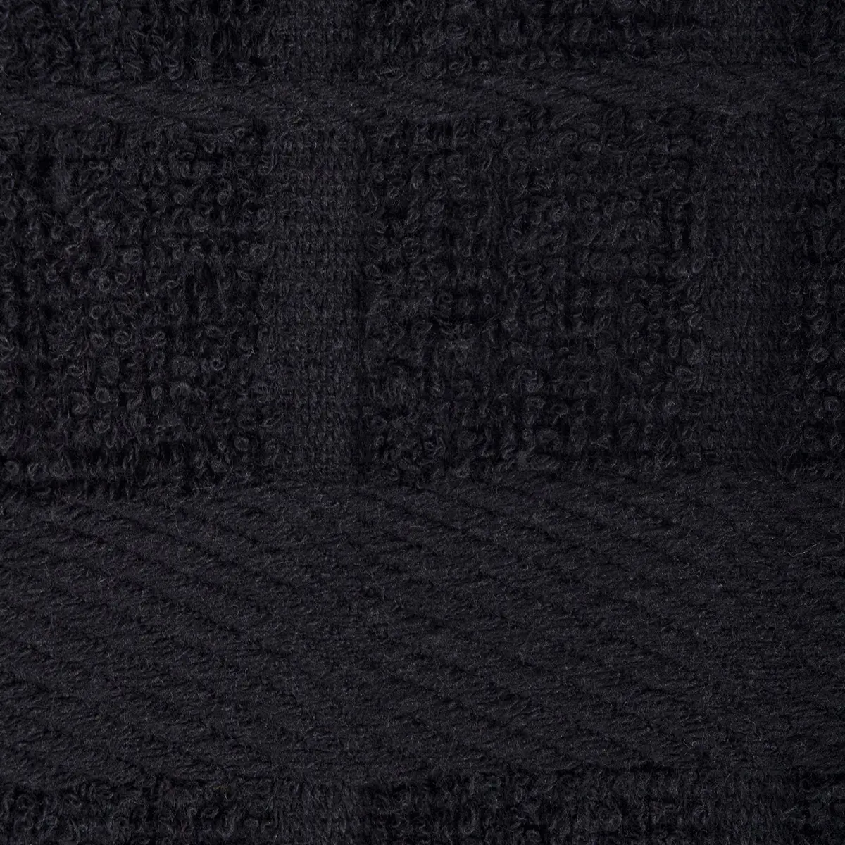 DII Basic Terry Collection Solid Windowpane Dishcloth Set, 12x12 in Black, 6 Piece | Absorbent Cotton Kitchen Essentials - view 3