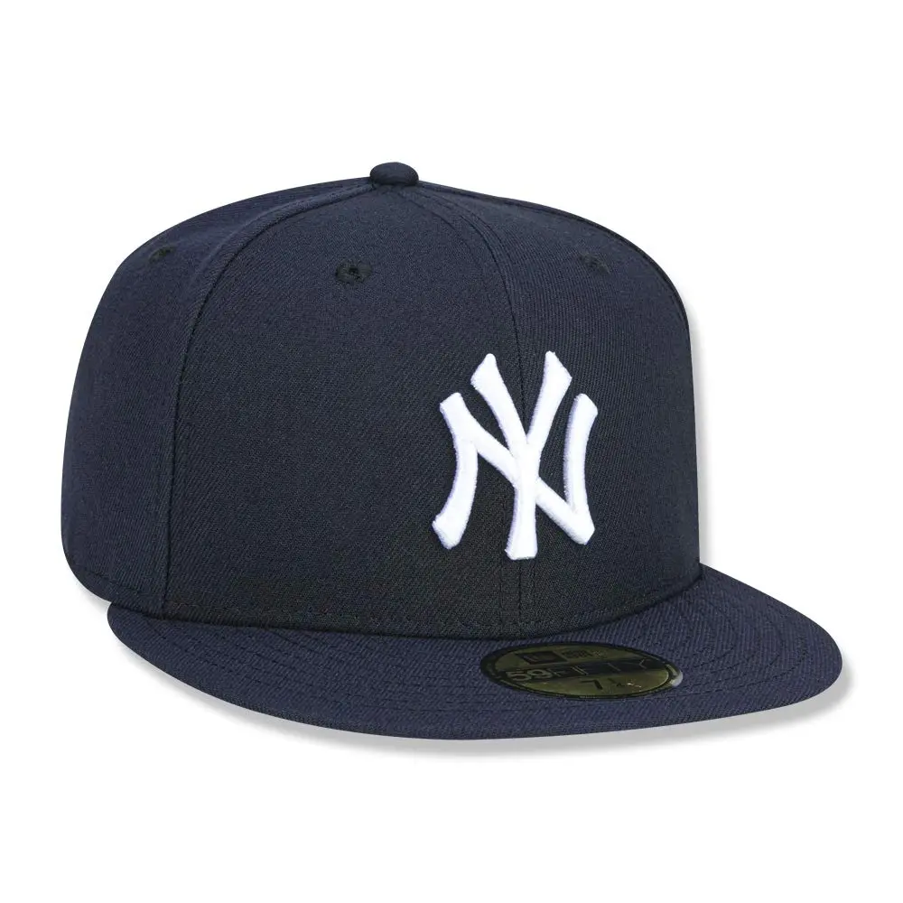 New Era New York Yankees MLB Authentic Collection 59FIFTY Fitted Cap Size 7 3/4 Navy | Official On-Field Baseball Cap - view 4