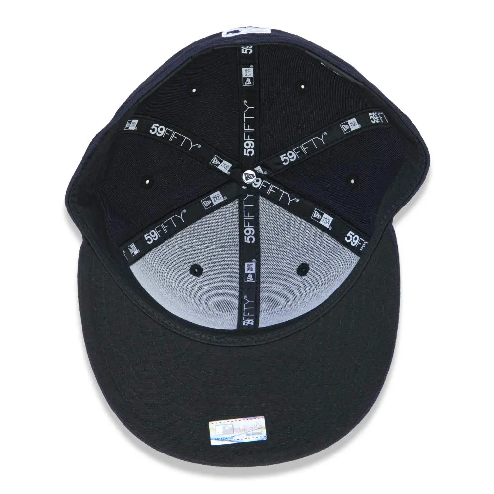 New Era New York Yankees MLB Authentic Collection 59FIFTY Fitted Cap Size 7 3/4 Navy | Official On-Field Baseball Cap - view 6