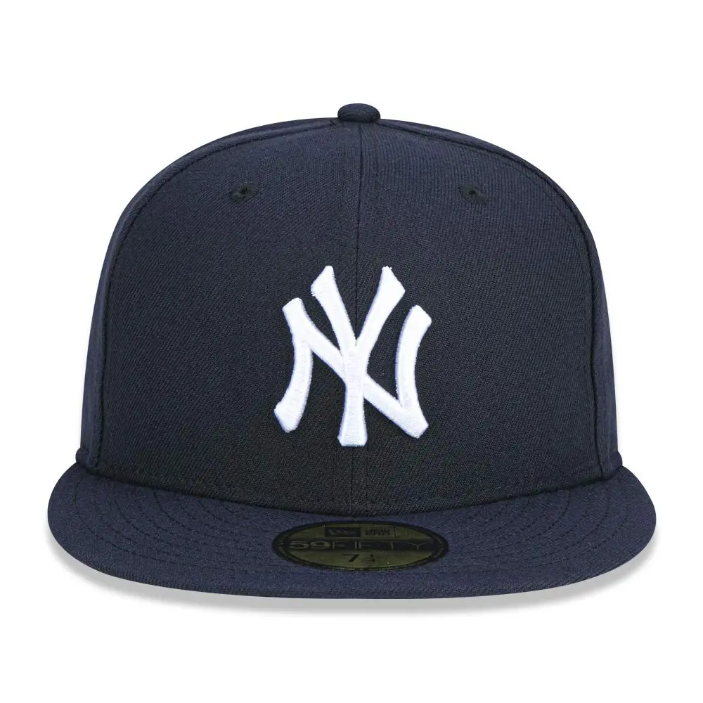 New Era New York Yankees MLB Authentic Collection 59FIFTY Fitted Cap Size 7 3/4 Navy | Official On-Field Baseball Cap - view 3