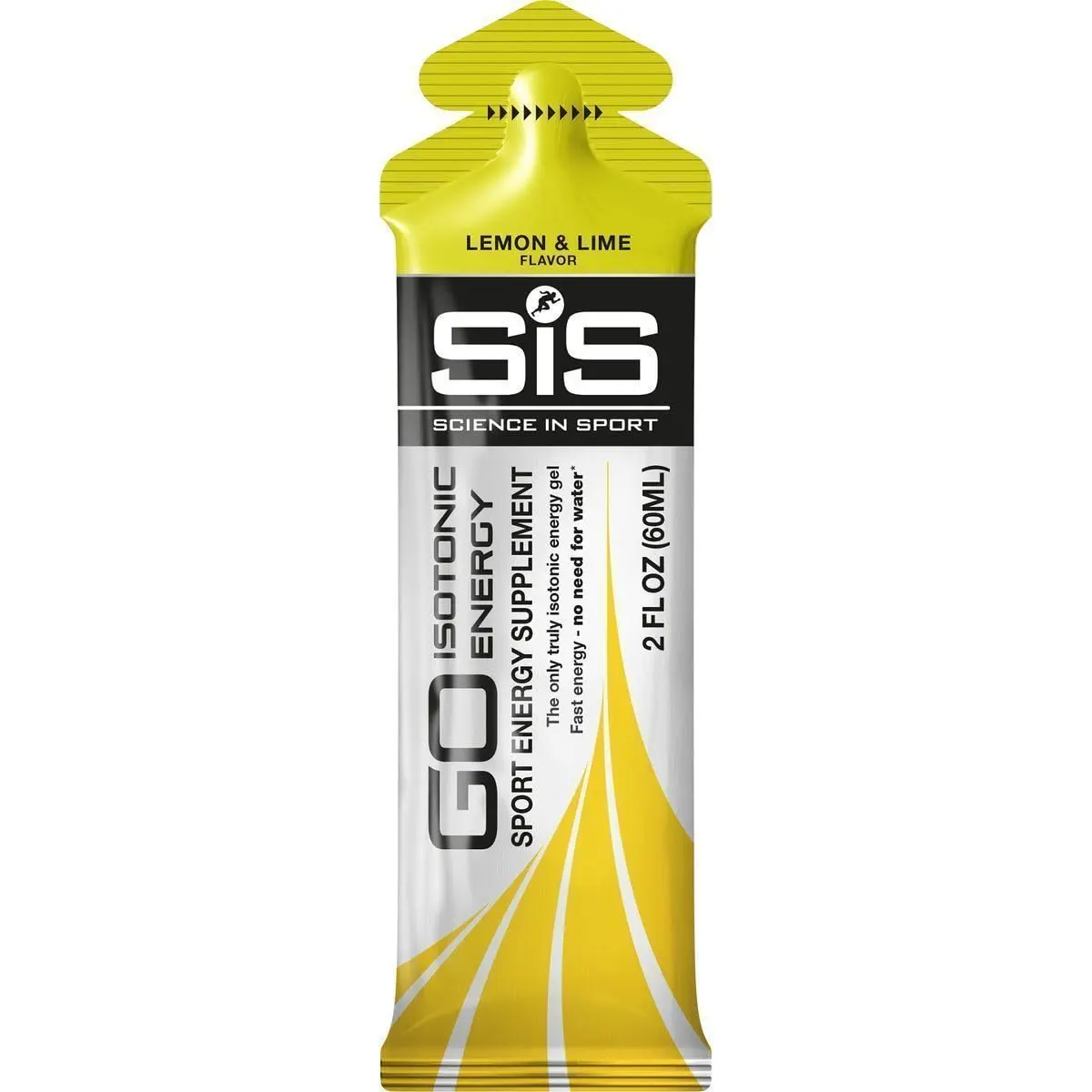 Science in Sport SiS GO Isotonic Energy Gel, 6 Pack | Lemon & Lime, 22g Carbs, 2 Fl Oz | Fast-Absorbing Sports Nutrition - main product image