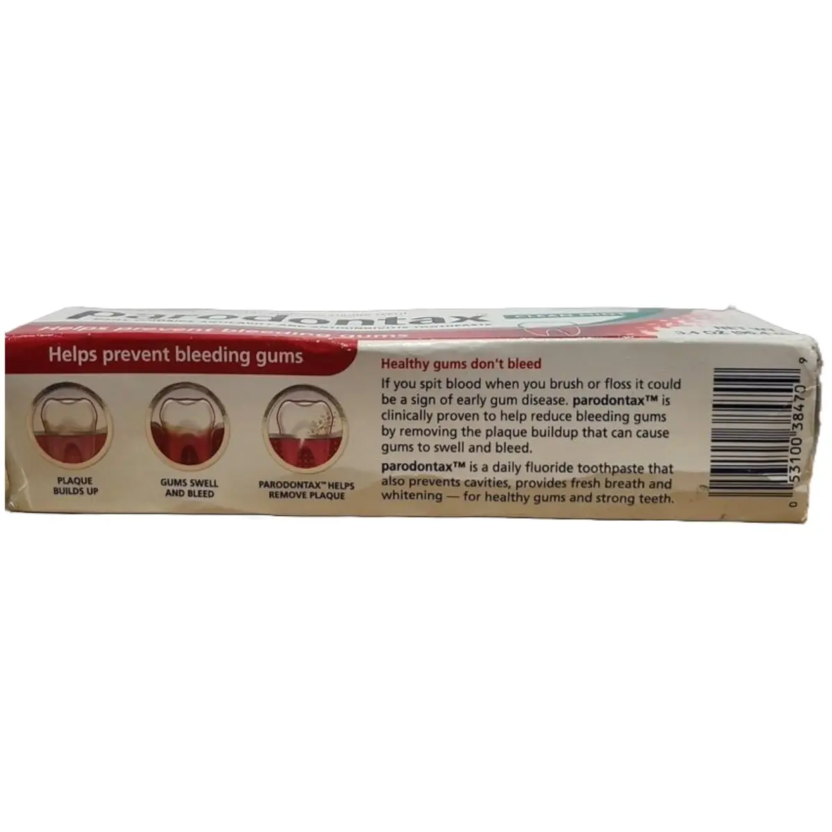 Parodontax Clean Mint Toothpaste for Bleeding Gums, 20.4ml (3.4 Ounce) | Clinically Proven to Help Reverse Gingivitis - view 9