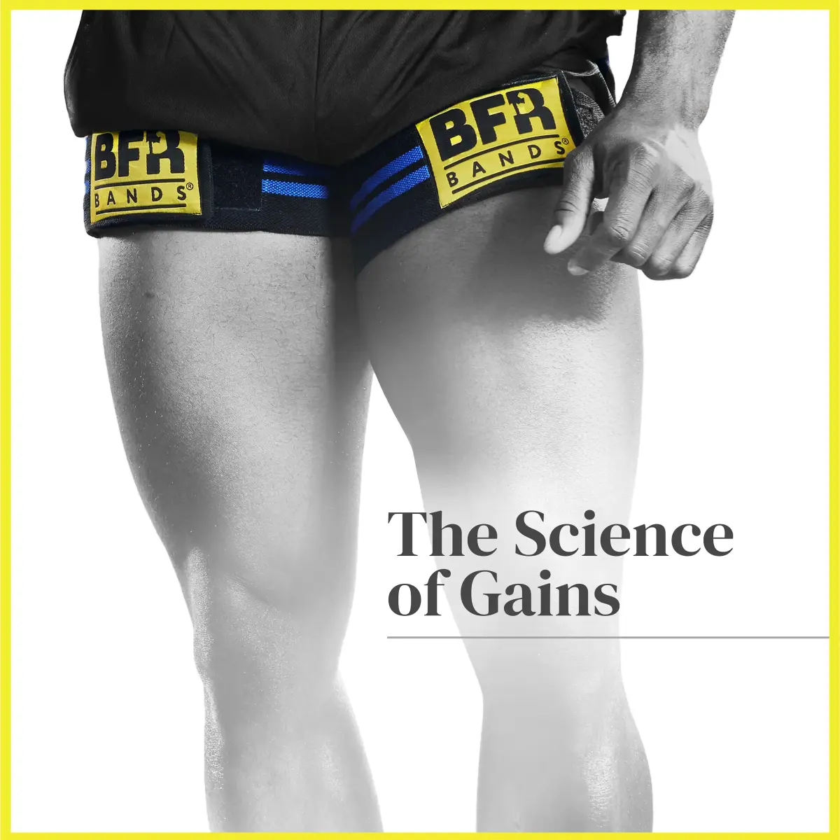 BFR BANDS Blood Flow Restriction Bands 2 Pack for Legs & Glutes, 3-Inch Wide TPE Straps | Increase Muscle Mass with Low Loads - view 9
