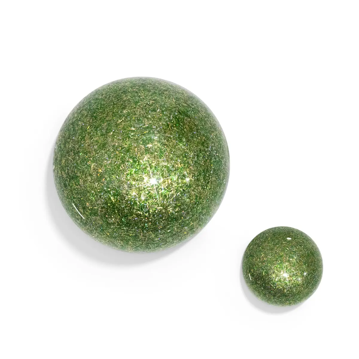 duri Nail Polish, 596 Indulge My Whim, Green Tinsle Sparkle Lacquer, Glitter Flake Topper, 13ml (0.45 Fl Oz) | Chip Resistant Finish - view 5