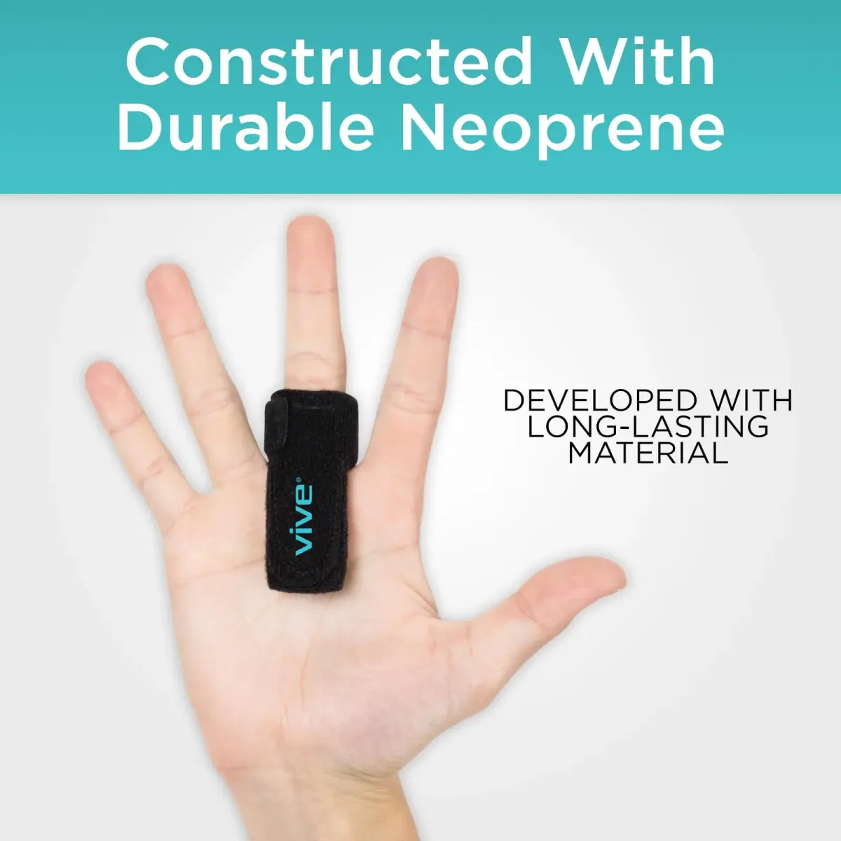 Vive Trigger Finger Splint - Black, One Size Fits All | Stabilizes Finger for Pain Relief - view 5